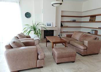 Kanapa + dwa fotele (pufa gratis)