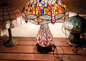 lampy witrażowe  świecznik kurki