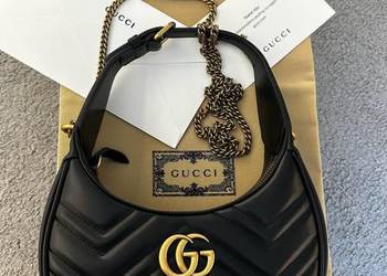 Torebka GUCCI marmon halfmoon  od ręki