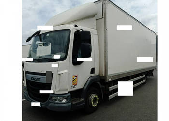 DAF LF 220 Euro 6 kontener 18p winda sprowadzony książka DAF LF 220 konten…
