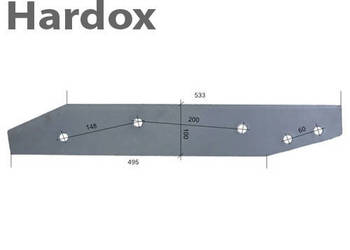 Płoza długa HARDOX 27011600/P części do pługa RABEWERK