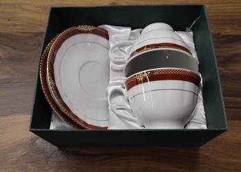 Serwis do kawy - porcelana japońska kpl