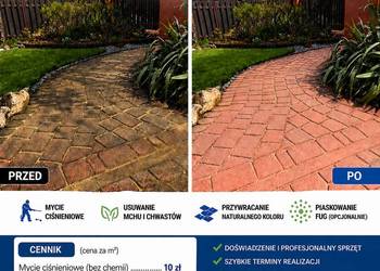 Czyszczenie kostki brukowej