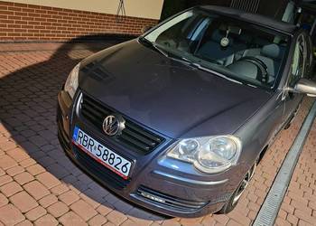 Volkswagen Polo IV 1.2 60KM 2009r Klima 5 Drz z Niemiec Rej PL BDB FV Sanok