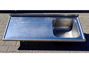 ZLEW PODWIESZANY 1 KOMOROWY Z BLATEM -120/50 CM - K.N.