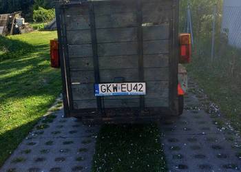Dwukołówka zarejestrowana przyczepka pełna dokumentacja