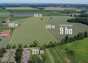 9,01 ha | MPZP: produkcja, logistyka | 1 km od S7