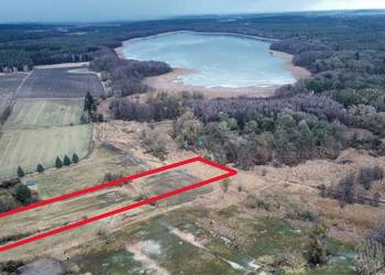 Działka rolna 1ha budowlana inwestycyjna  na dom ogród staw 300m od jeziora