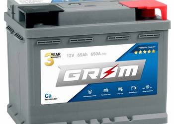 Akumulator GROM Premium 65Ah 650A Tczew, Tel: 532-474-159