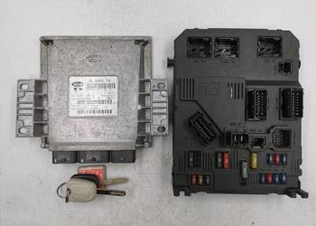 Sterownik Silnika Citroen C3 1.1 9647714780 9645989480 IAW 48P2.72 ZESTAW