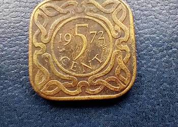 Stare monety 5 cent 1972 Surinam