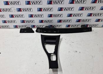 BMW E90 E91 LISTWY DEKORY ALCANTARA NAVI ORYGINAŁ