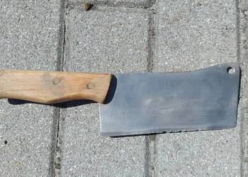 Stary tasak do mięsa kuchenny nr 1