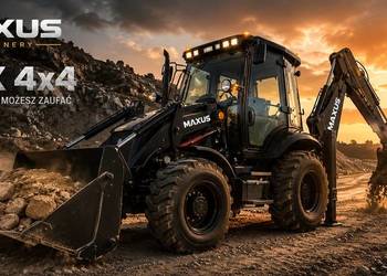 MAXUS 4CX 4x4 – Nowa koparko-ładowarka klasy Premium Cummins 127 KM Bosch