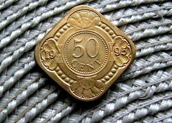Antyle Holenderskie 50 Cent 1995r - Mennicza - Niski nakład