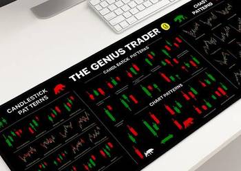 Podkładka na biurko The Genius Trader 30×80 cm – idealna dla tradera!