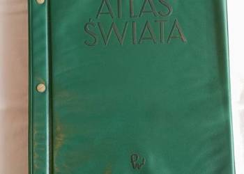 ATLAS ŚWIATA 1962 PWN Bardzo duży!