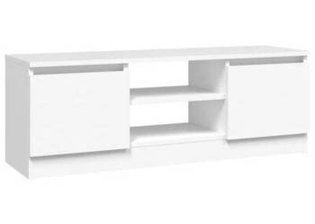 vidaXL Szafka pod TV, z drzwiczkami, biała, 102x30x36 cm(SKU:823350)