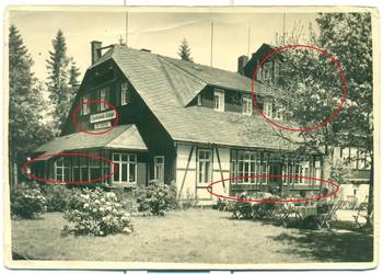 Erzgebirgsbaude HO Gaststätte Waldidylle Postkarte