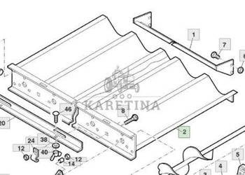 John Deere 9780CTS 9780HM 9780 CTS Dozownik Ziarna Ślimak Podawania Ziarna…