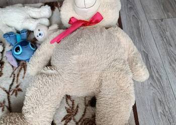 miś pluszak w odcieniach żółtego 90 cm