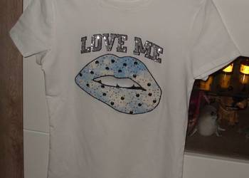 _USTA _cekiny _ T-SHIRT roz. S/M/L