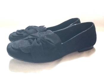 Buty czarne Lordsy r. 38 zamsz EKO Damskie stan bdb