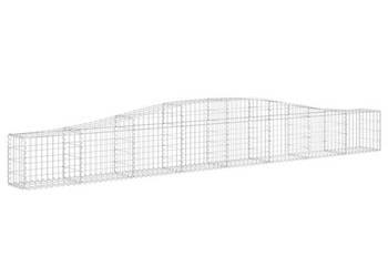 Kosze gabionowe 7 szt 400x30x40/60 cm galwanizowane żelazo WM-3145792