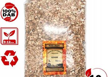 Zrębki Wędzarnicze Super Smoke DĄB KL-10 (9-12mm) Large 10 Litrów