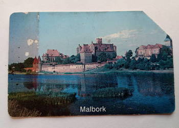 Karta telefoniczna przedstawiająca Malbork, 25 impulsów