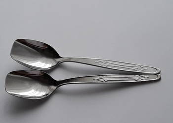 Szufelka / łyżeczka do cukru, ART DECO, Lefana, sztućce PRL