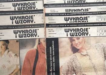 Wykroje i wzory - pismo dla krawcowych amatorek - rocznik 1984