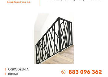 Nowoczesna balustrada schodowa