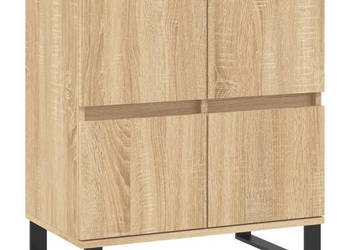 Komoda dąb sonoma 60x35x70 cm materiał drewnopochodny WM-831223