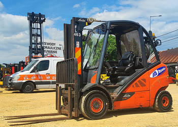 Wózek widłowy Linde H30D-02 3 tony triplex 4,65 m diesel 2014