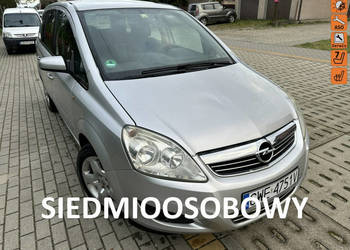 Opel Zafira Niezawodna,mocna benzyna,7 m,hak ,po liftingu,tempomat, opony …