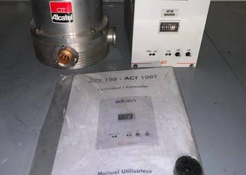 TURBOMOLECULAR PUMP ALCATEL 5100 PTM 5100 + ACT 100 TURBO PUMP CONTROLLER…