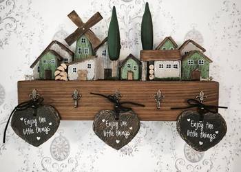 Wieszak na klucze dekoracja ścienna