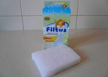 Wkład do filtra akwarystycznego - wata perlonowa. re