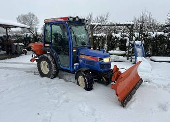 Iseki 4260 z ogrzewaną kabiną 30KM mini traktorek sadowniczy komunalny