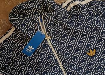 Bluza rozpinana Adidas Originals - nowość, rozmiar S - cała w logo