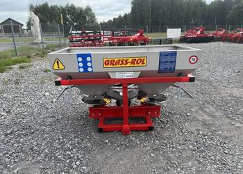 ⭐ FABRYCZNIE NOWY ROZSIEWACZ DO NAWOZÓW GRASSROL ⭐ Z KOSZEM Z BLACHY KWASOO