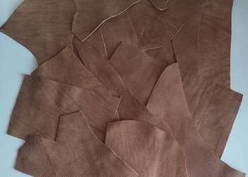 Skóra (485 g) Naturalna Włoska Brązowy Postarzana średnie i małe kawałki