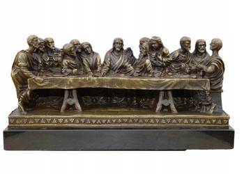 OSTATNIA WIECZERZA - Scena z Biblii - Figura z Brazu - Religijna Rzeźba