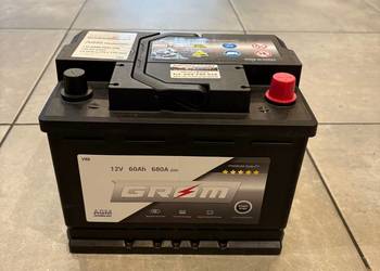 Akumulator Grom Agm Start&Stop 60Ah 680A Prawy Plus