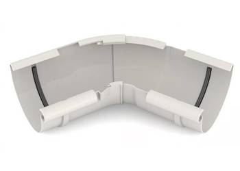 Bryza PVC Narożnik wewnętrzny regulowany 125 mm biały