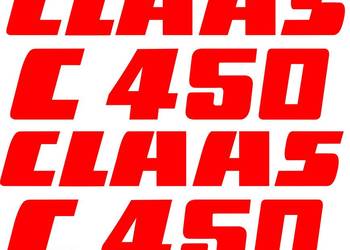 Naklejki Claas na heder c450