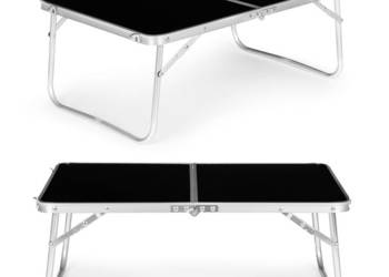 Stolik turystyczny mały stół piknikowy składany 60x40 cm czarny MultiGarden