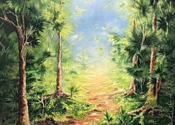 Obraz ręcznie malowany 50/40 cm