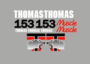 Naklejki oklejenie THOMAS 153 Muscle Zamiennik
